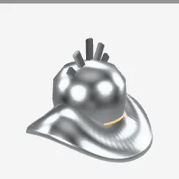 Morion low-poly 3D model (4,388 tris)