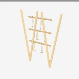 Herb Drying Rack low-poly 3D model (9,268 tris)