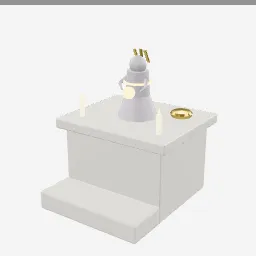 Relic Idol low-poly 3D model (5,488 tris)