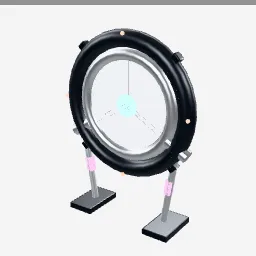 Docking Ring low-poly 3D model (7,692 tris)