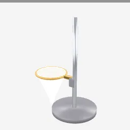 Funnel low-poly 3D model (2,480 tris)