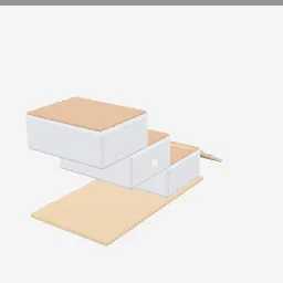 Pet Stairs Ramp low-poly 3D model (2,196 tris)
