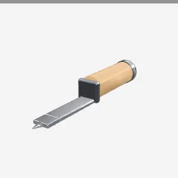 Oyster Knife low-poly 3D model (1,784 tris)