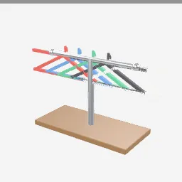 Hanger Set low-poly 3D model (17,364 tris)