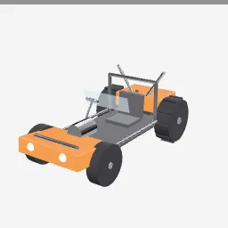 Dune Buggy low-poly 3D model (36,100 tris)