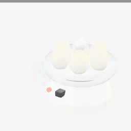 Egg Cooker low-poly 3D model (10,884 tris)