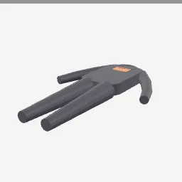 Wetsuit low-poly 3D model (4,632 tris)