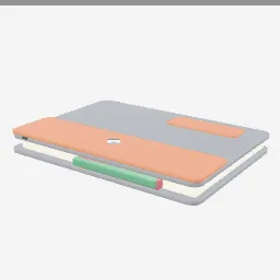 Document Organizer low-poly 3D model (3,208 tris)