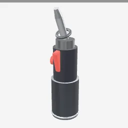 Kitchen Torch low-poly 3D model (3,072 tris)