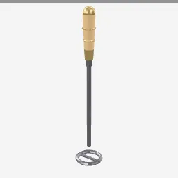 Branding Iron low-poly 3D model (1,708 tris)