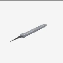 Scalpel low-poly 3D model (1,304 tris)