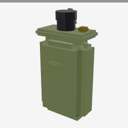Canteen low-poly 3D model (728 tris)