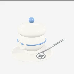 Soup Tureen low-poly 3D model (5,652 tris)