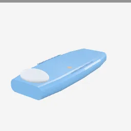 Air Mattress low-poly 3D model (1,508 tris)
