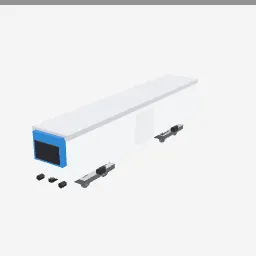 Refrigerated Car low-poly 3D model (1,548 tris)