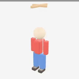 Marionette low-poly 3D model (2,152 tris)