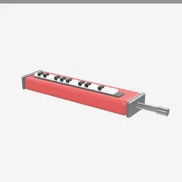 Melodica low-poly 3D model (2,984 tris)