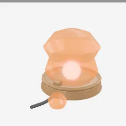 Salt Lamp low-poly 3D model (3,628 tris)