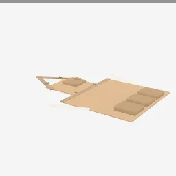 Shop Apron low-poly 3D model (2,792 tris)
