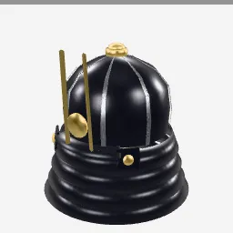 Samurai Kabuto low-poly 3D model (8,744 tris)