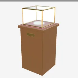 Display Podium low-poly 3D model (4,000 tris)