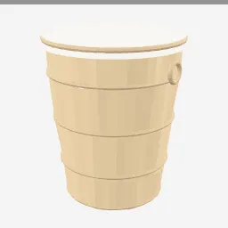 Laundry Basket low-poly 3D model (6,022 tris)