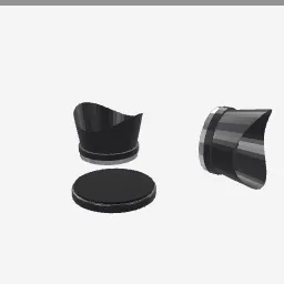 Lens Hood low-poly 3D model (1,828 tris)