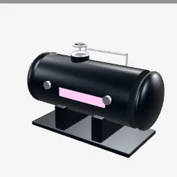 Coolant Tank low-poly 3D model (5,820 tris)