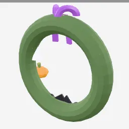 Halloween Wreath low-poly 3D model (6,172 tris)