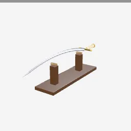 Shamshir low-poly 3D model (3,664 tris)