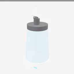 Humidifier low-poly 3D model (1,244 tris)