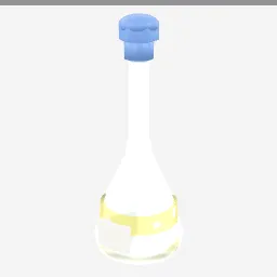 Volumetric Flask low-poly 3D model (3,324 tris)