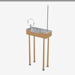 Theremin low-poly 3D model (2,168 tris)