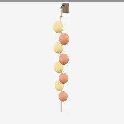 Onion String low-poly 3D model (4,052 tris)