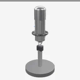 Studio Microphone low-poly 3D model (2,856 tris)