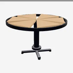 Patio Table low-poly 3D model (1,468 tris)