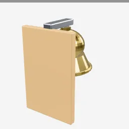 Bell low-poly 3D model (3,600 tris)