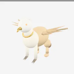 Griffin low-poly 3D model (8,828 tris)