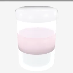 Cotton Pads Jar low-poly 3D model (1,764 tris)