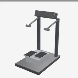 Stair Stepper low-poly 3D model (2,432 tris)
