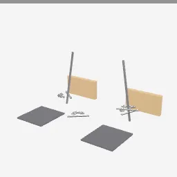 Horseshoes Set low-poly 3D model (4,832 tris)