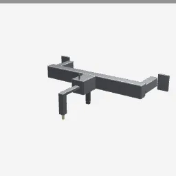 Tow Hitch low-poly 3D model (3,172 tris)