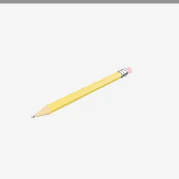 Wooden Pencil low-poly 3D model (3,972 tris)