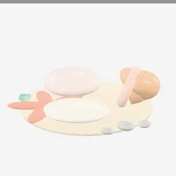 Seashell Set low-poly 3D model (10,240 tris)