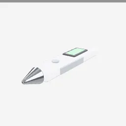 Clinical Thermometer low-poly 3D model (1,616 tris)