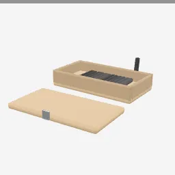 Charcoal Sticks low-poly 3D model (2,160 tris)