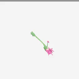 Columbine low-poly 3D model (19,936 tris)