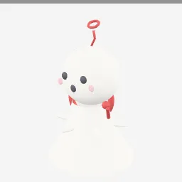 Teru Teru Bozu low-poly 3D model (4,652 tris)