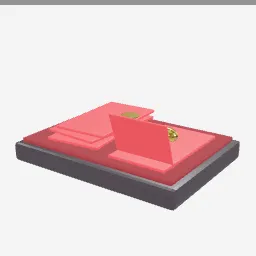 Red Envelopes low-poly 3D model (1,872 tris)
