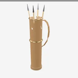 Arrow Quiver low-poly 3D model (3,048 tris)